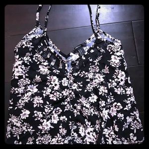 Floral Forever 21 Crop Top